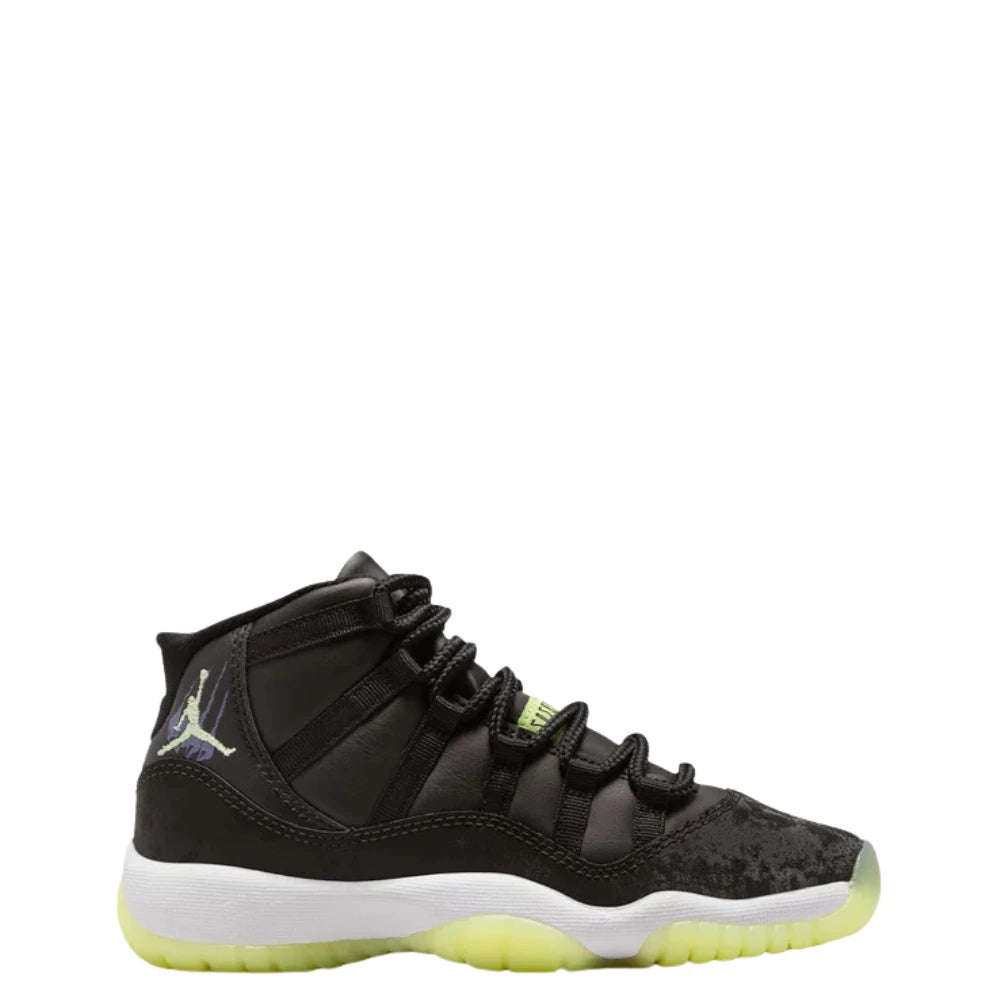 Air Jordan 11 Retro 'Black/Barely Volt' (GS)
