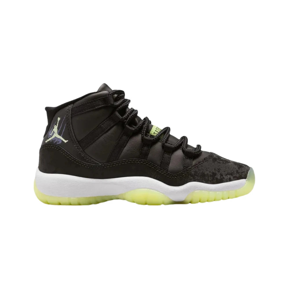 Air Jordan 11 Retro 'Black/Barely Volt' (GS)
