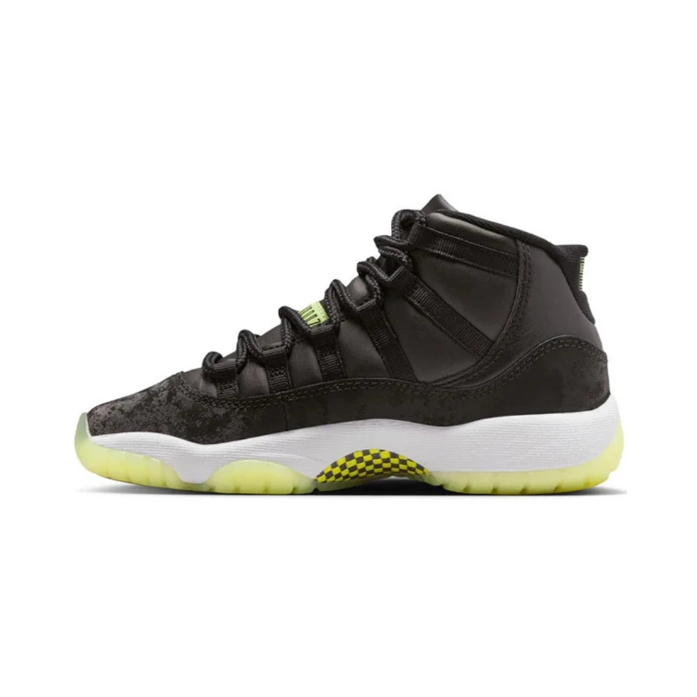 Air Jordan 11 Retro 'Black/Barely Volt' (GS)